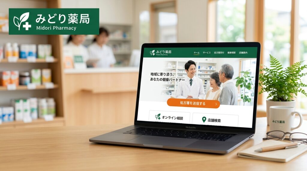 みどり薬局デモサイト サムネイル